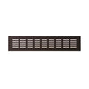 Renson 1059704 - ventilatiestrip 381 80 (400mm)ral 9005 structuur zwart | 4 stuks