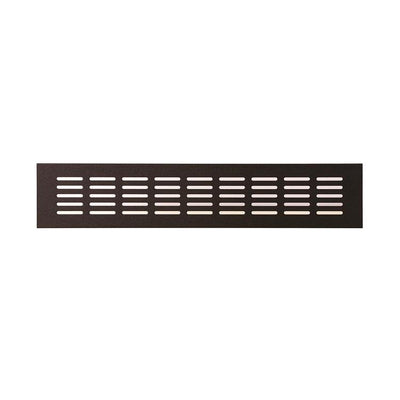 Renson 1059704 - ventilatiestrip 381 80 (400mm)ral 9005 structuur zwart | 4 stuks
