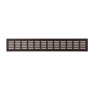 Renson 1059705 - ventilatiestrip 381 80 (500mm)ral 9005 structuur zwart | 4 stuks