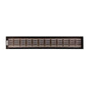 Renson 1059705 - ventilatiestrip 381 80 (500mm)ral 9005 structuur zwart | 4 stuks