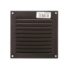 Renson 1061637 - opbouw schoepenrooster 436 150x150 ral 9005 zwart | 10 stuks