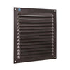 Renson 1061639 - opbouw schoepenrooster 436 200x200 ral 9005 zwart | 10 stuks