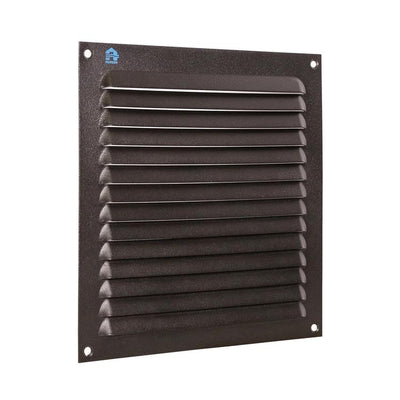 Renson 1061639 - opbouw schoepenrooster 436 200x200 ral 9005 zwart | 10 stuks