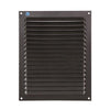Renson 1061640 - opbouw schoepenrooster 436 200x250 ral 9005 zwart | 10 stuks