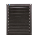 Renson 1061640 - opbouw schoepenrooster 436 200x250 ral 9005 zwart | 10 stuks - afbeelding 2