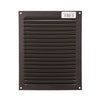 Renson 1061640 - opbouw schoepenrooster 436 200x250 ral 9005 zwart | 10 stuks