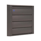 Renson 1062417 - vrac opbouw dampkaprooster alu433 (173x173) structuur 7016 | 2 stuks - afbeelding 1
