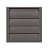 Renson 1062417 - vrac opbouw dampkaprooster alu433 (173x173) structuur 7016 | 2 stuks