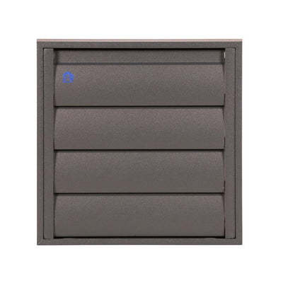 Renson 1062417 - vrac opbouw dampkaprooster alu433 (173x173) structuur 7016 | 2 stuks