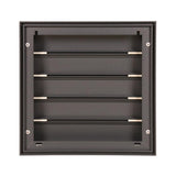 Renson 1062418 - vrac opbouw dampkaprooster alu433 (210x210) structuur 7016 | 2 stuks - afbeelding 3