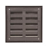 Renson 1062413 - vrac opbouw muurrooster alu 431 (165x165) structuur 7016 | 2 stuks
