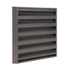 Renson 1062414 - vrac opbouw muurrooster alu 431 (225x225) structuur 7016 | 2 stuks