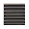 Renson 1062414 - vrac opbouw muurrooster alu 431 (225x225) structuur 7016 | 2 stuks