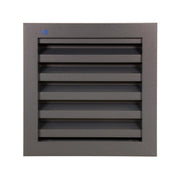 Renson 1062410 - vrac inbouw muurrooster alu 411 (200x200) structuur 7016 | 2 stuks - afbeelding 2