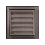 Renson 1062410 - vrac inbouw muurrooster alu 411 (200x200) structuur 7016 | 2 stuks - afbeelding 3