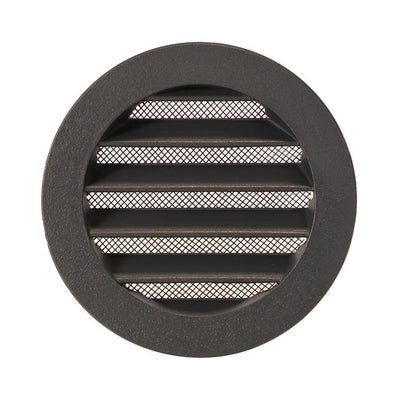 Renson 1062419 - inbouw ronde rooster alu 434r (dia 100) structuur 7016 | 10 stuks