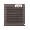 Renson 1062426 - opb.schoepenrooster plat alu 436 (150x150) structuur 7016 | 10 stuks
