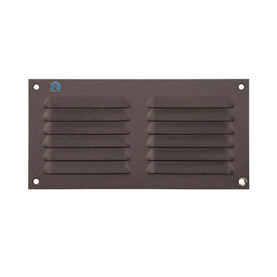Renson 1062427 - opb.schoepenrooster plat alu 436 (200x100) structuur 7016 | 10 stuks