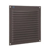 Renson 1062428 - opb.schoepenrooster plat alu 436 (200x200) structuur 7016 | 10 stuks