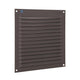 Renson 1062428 - opb.schoepenrooster plat alu 436 (200x200) structuur 7016 | 10 stuks