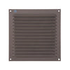 Renson 1062428 - opb.schoepenrooster plat alu 436 (200x200) structuur 7016 | 10 stuks