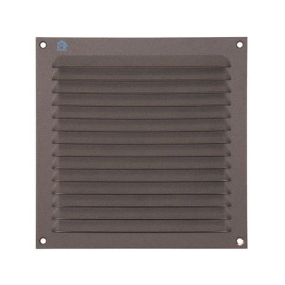 Renson 1062428 - opb.schoepenrooster plat alu 436 (200x200) structuur 7016 | 10 stuks