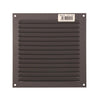 Renson 1062428 - opb.schoepenrooster plat alu 436 (200x200) structuur 7016 | 10 stuks