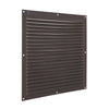 Renson 1062430 - opb.schoepenrooster plat alu 436 (300x300) structuur 7016 | 10 stuks