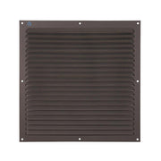 Renson 1062430 - opb.schoepenrooster plat alu 436 (300x300) structuur 7016 | 10 stuks - afbeelding 2