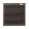 Renson 1062430 - opb.schoepenrooster plat alu 436 (300x300) structuur 7016 | 10 stuks