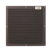 Renson 1062430 - opb.schoepenrooster plat alu 436 (300x300) structuur 7016 | 10 stuks - afbeelding 3