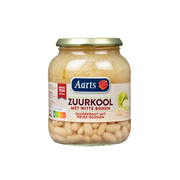 Aarts zuurkool witte bonen glas (6x 720ml)