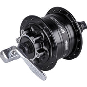 Shimano dh-3d32 naafdynamo 6-bolt quick release - zwart - 36 gaats - afbeelding 2