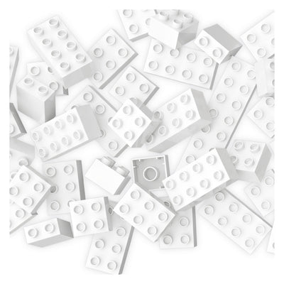 Hubelino bouwstenen wit - 60dlg.