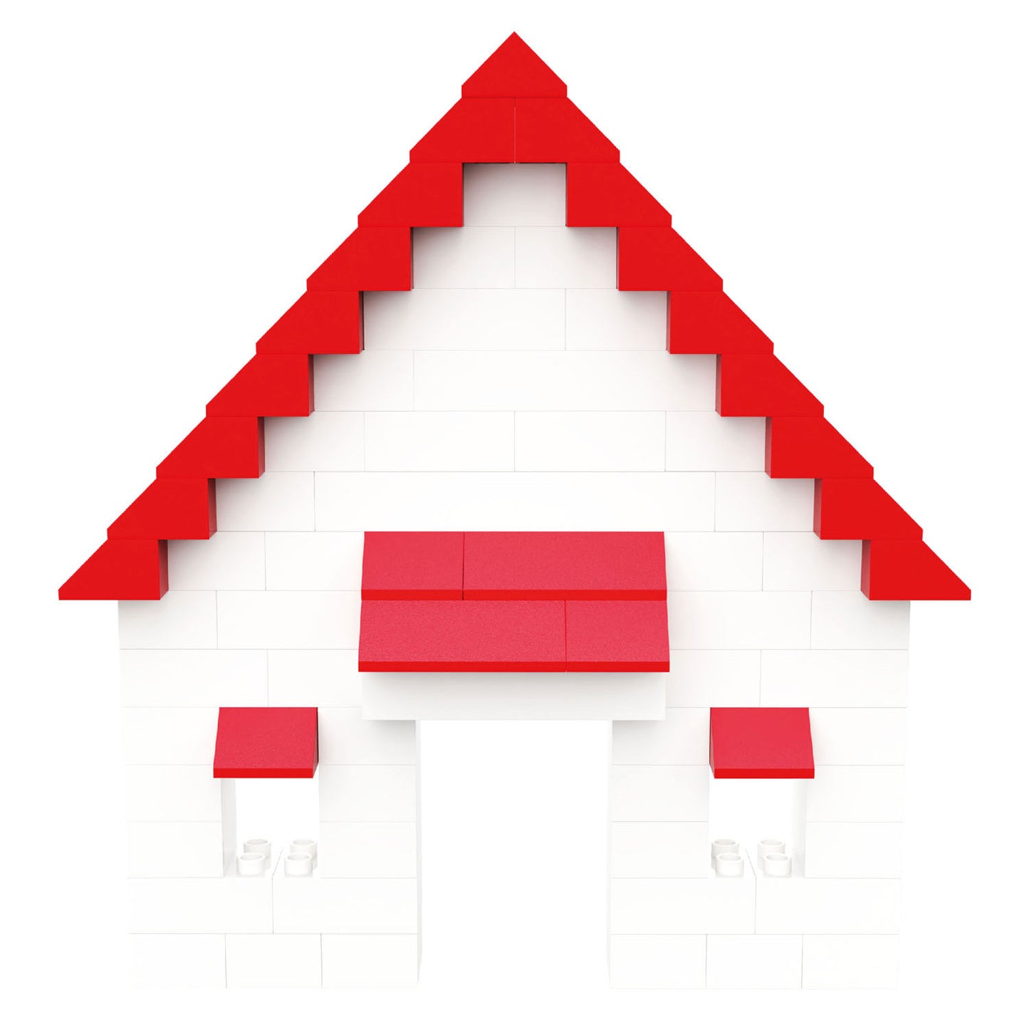 Hubelino Dakpannenset Bouwblokjes, 68dlg.