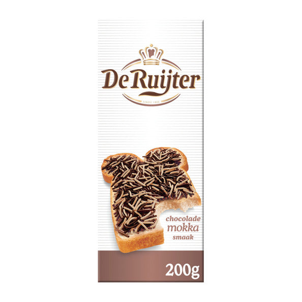 De ruijter chocolade mokka smaak (9x 200 gr)
