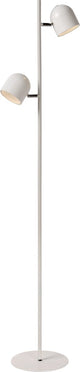 Lucide skanska - vloerlamp - led 3 stepdim - 2x5w 3000k - wit