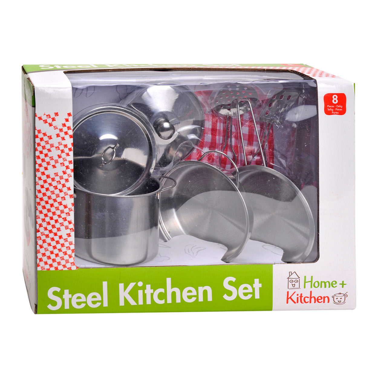 Johntoy home kitchen pannenset, 8dlg.