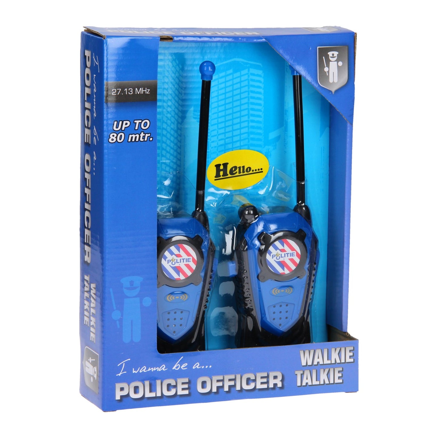 Johntoy politie walkie talkie