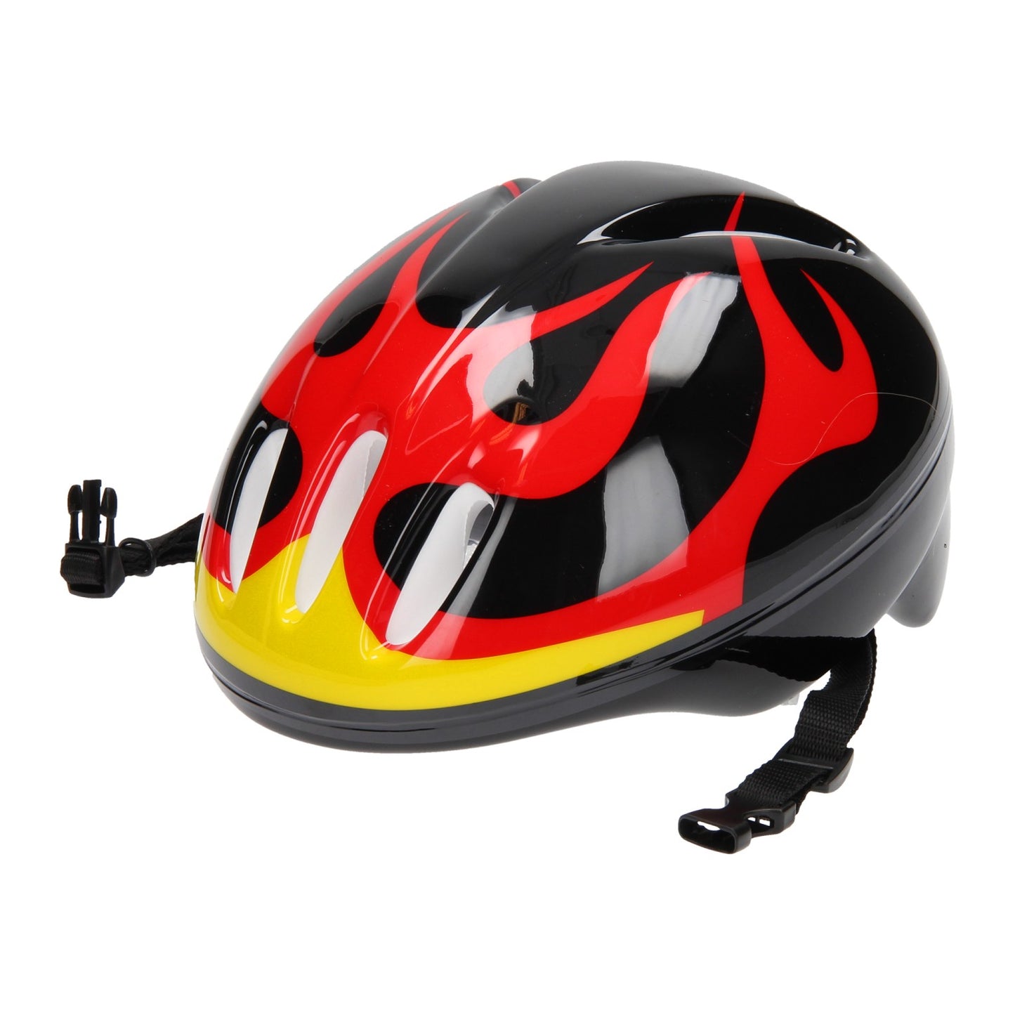 Johntoy fietshelm, maat 50-54 - zwart