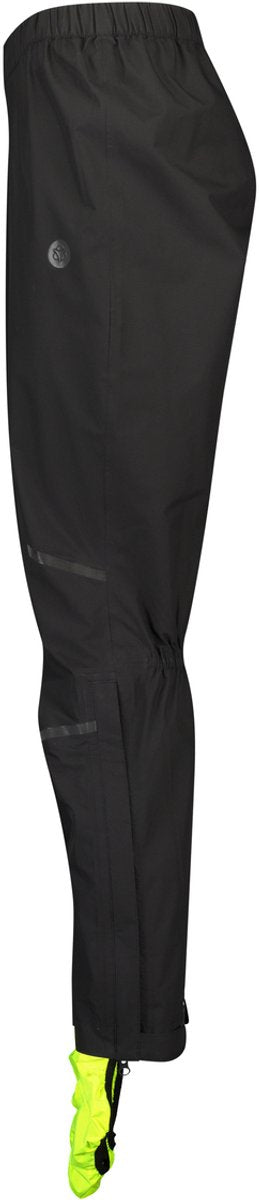 Agu commuter - regenbroek - dames - xxl - zwart - waterdicht poray 10.000 - ademend - gerecycled polyester - reflecterend xxl