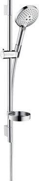 Hansgrohe raindance select s 120 unica's puro glijstangset - 65 cm - chroom - 3 straalsoorten - diameter handdouche 125 mm