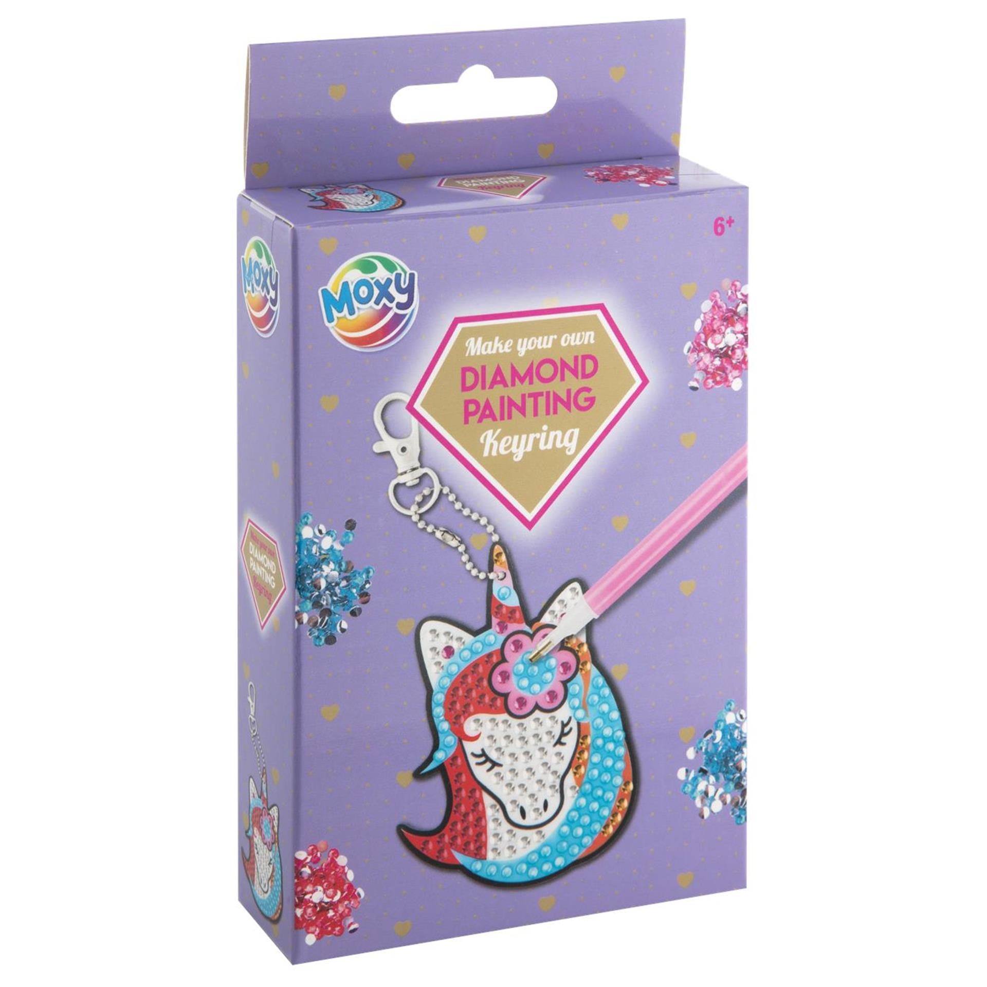 Moxy diamond painting sleutelhanger