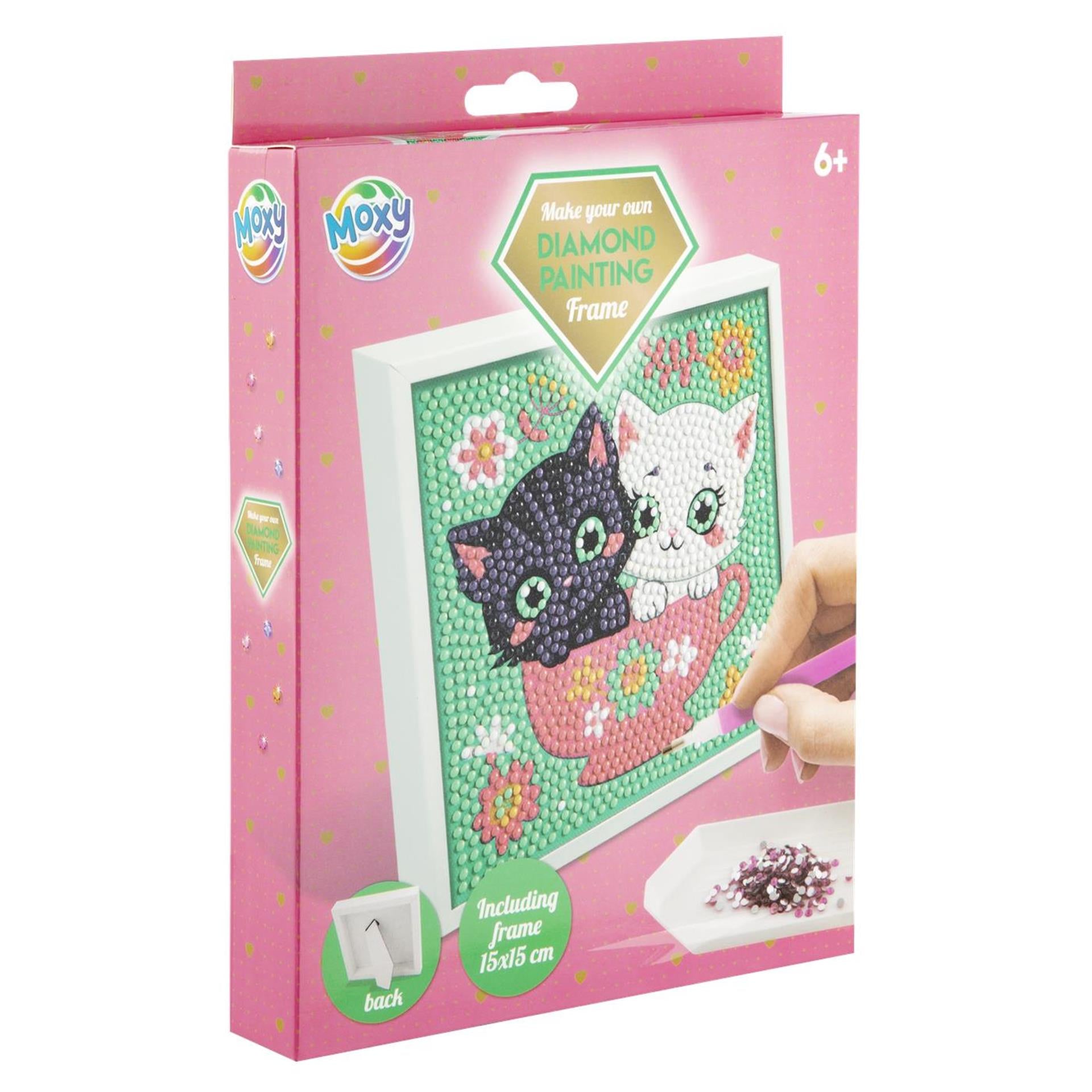 Moxy diamond painting lijstje 15x15cm