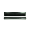 Renson 1069741 - deurrooster pvc 761 450x90 zwart | 2 stuks