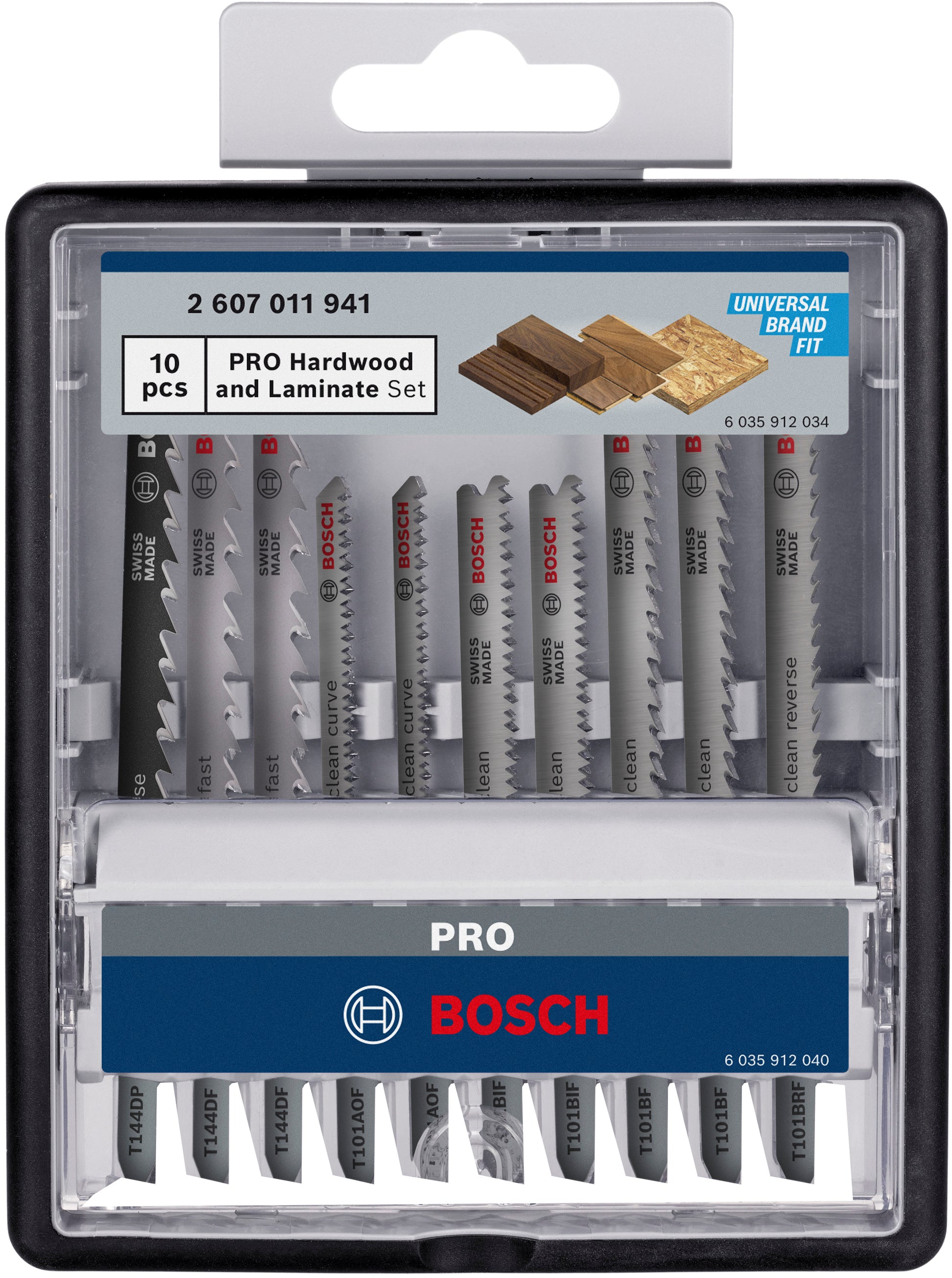 Bosch accessoires pro hardwood and laminate set | 83 mm | 10-delig - 2607011941