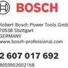 Bosch accessoires 44+1 delige schroefbitset en doppen in cassette - 2607017732