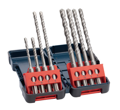 Bosch accessoires 8-delige hamerborenset sds plus-3 | tough box - 2607019903
