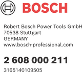 Bosch accessoires bosch schuurplateau - gda 280 e, pda 180, pda 180 e, pda 240 e - afbeelding 2