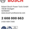 Bosch accessoires harmonicafilter gas 18v-10 l professional - 1st. - 2608000663